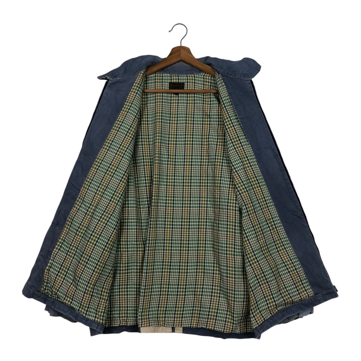 Vintage 🔥VINTAGE BOMBER JACKET BLANKET TARTAN BROWN ISSEY MIYAKE Size US L / EU 52-54 / 3 - 15 Thumbnail