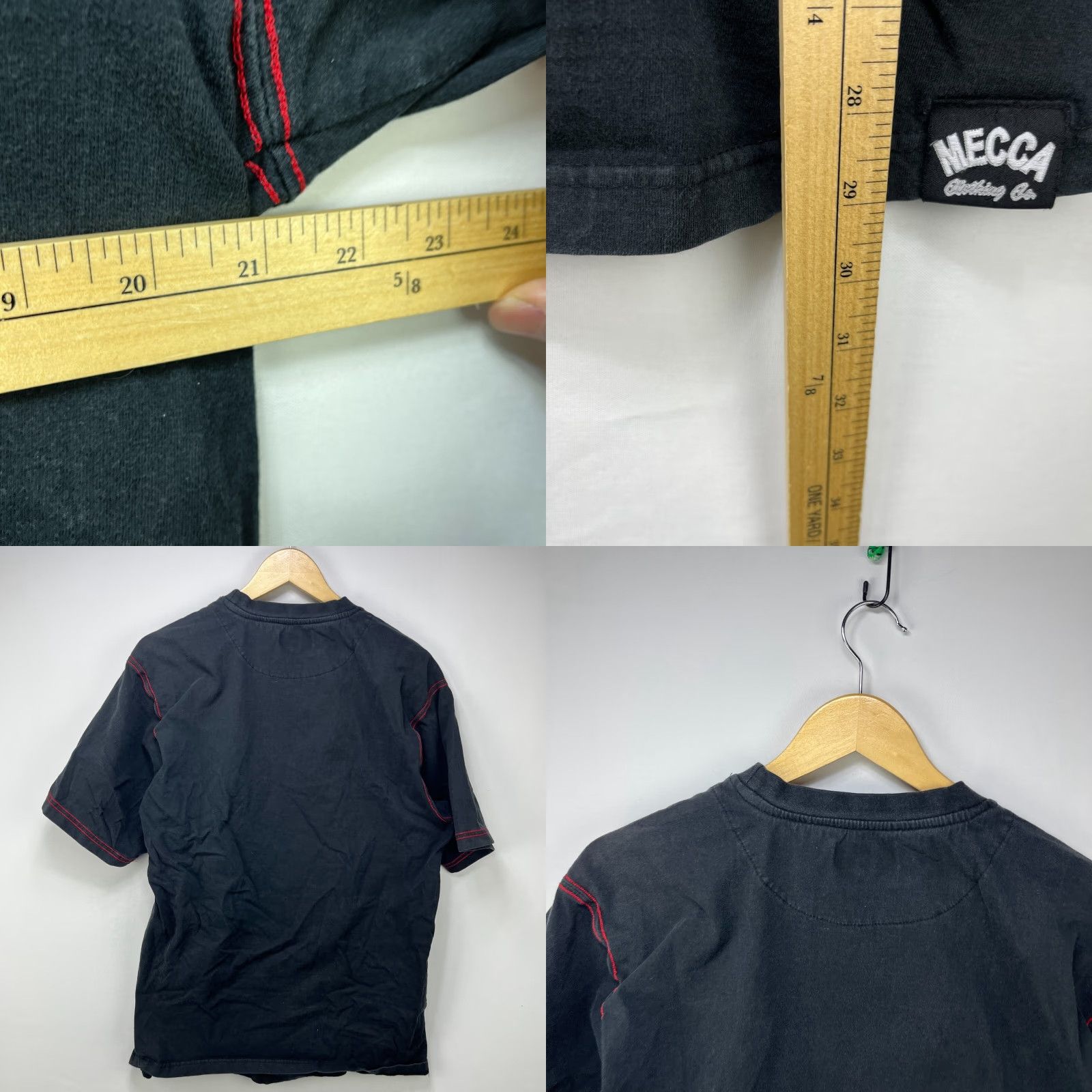 Vintage VINTAGE Mecca T-Shirt Large Black Men Shirt Y2K Skater Hip Hop Size US L / EU 52-54 / 3 - 8 Thumbnail