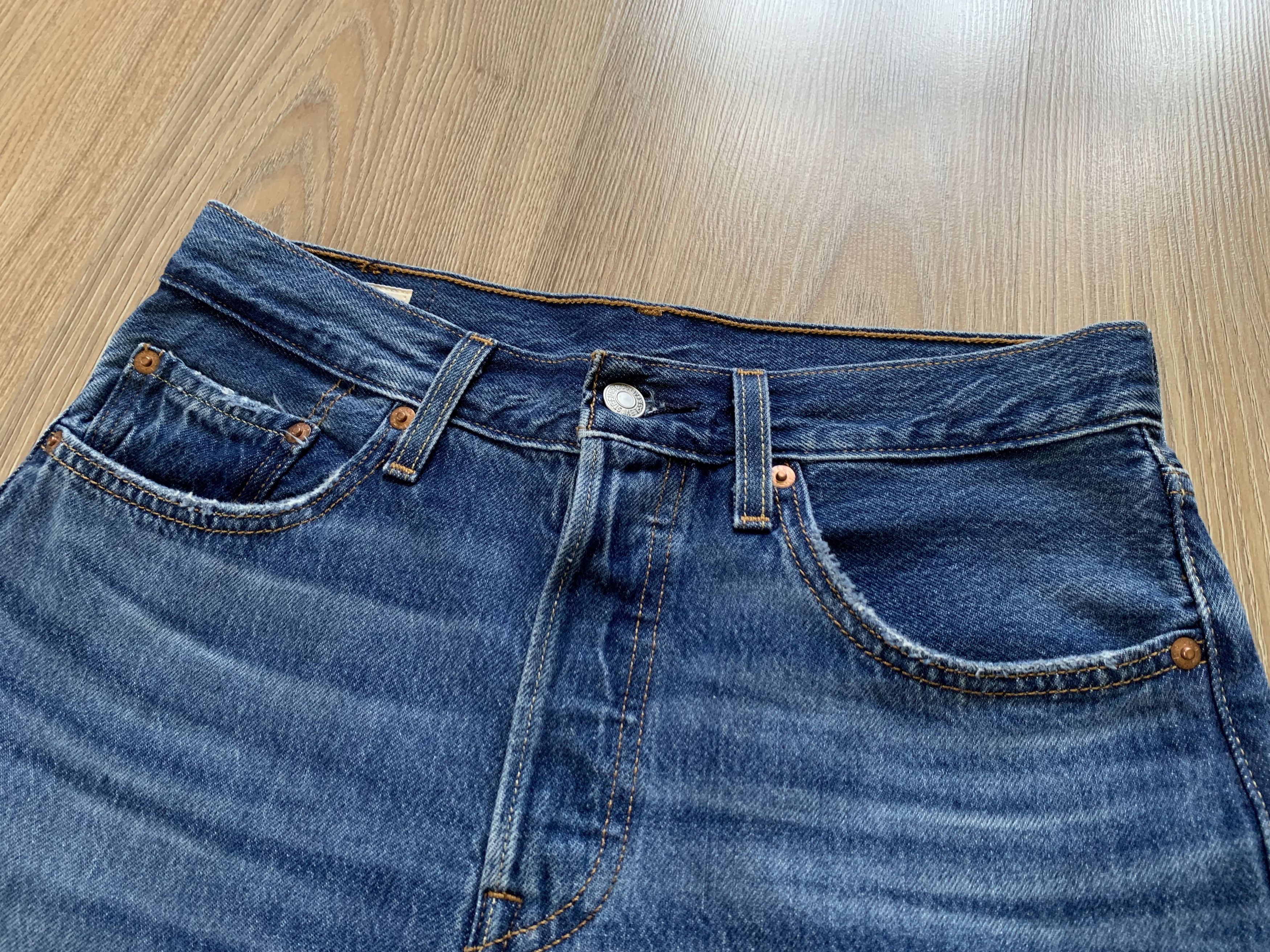 Denime × Levi's Levis Blue Denim Shorts Breeches Size US 29 - 4 Thumbnail