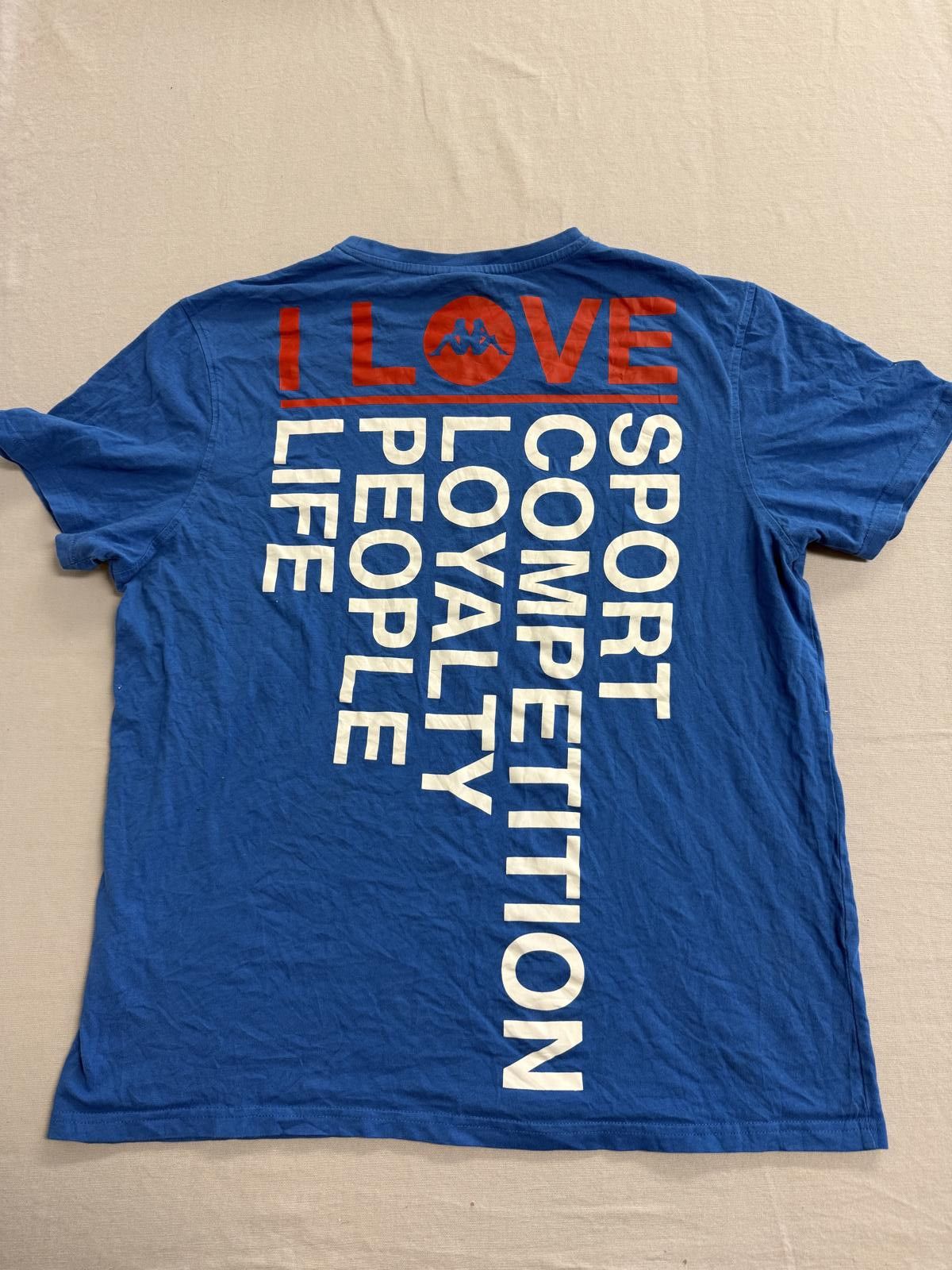 Kappa Kappa I Love Sport Competition Loyalty People Life XL Size US XL / EU 56 / 4 - 3 Thumbnail
