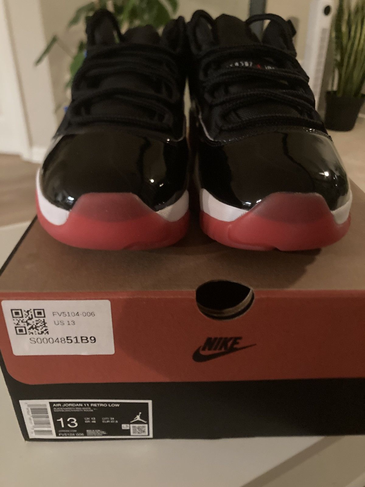 Nike Nike Air Jordan Retro 11 Low BLK/RED 2025-DEADSTOCK Size US 13 / EU 46 - 1 Thumbnail