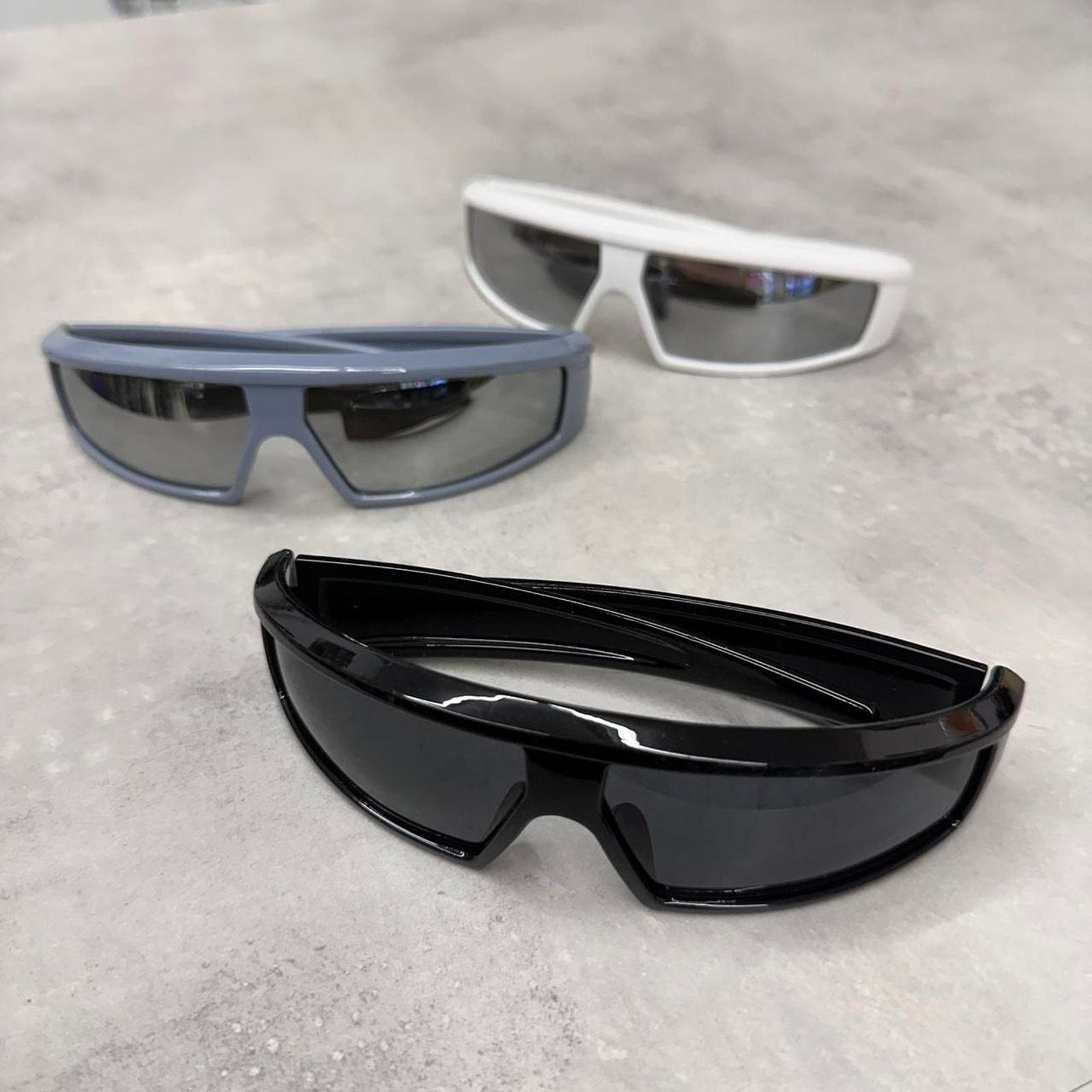 Other Grey sunglasses vintage sporty racer MENS Size ONE SIZE - 6 Thumbnail