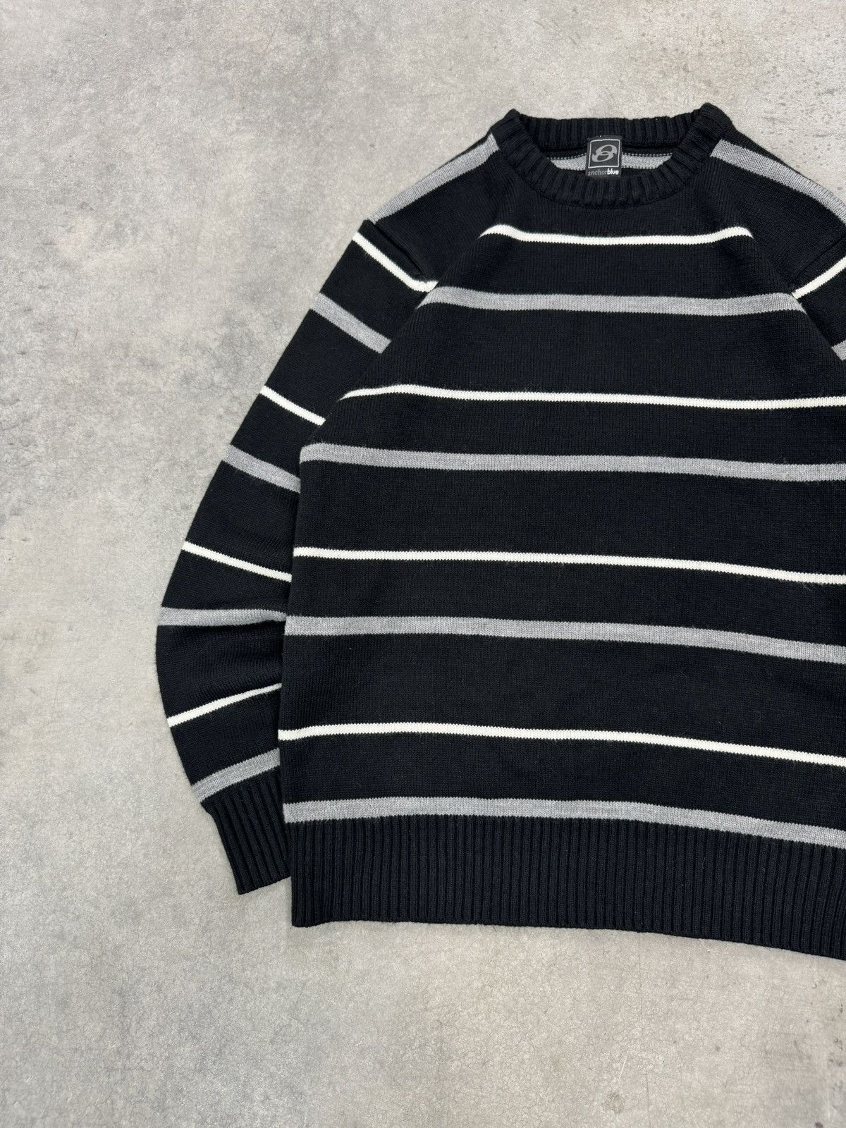 Anchor Blue Vintage Y2K Anchor Blue Knit Sweater Surf Skate Size US M / EU 48-50 / 2 - 3 Thumbnail