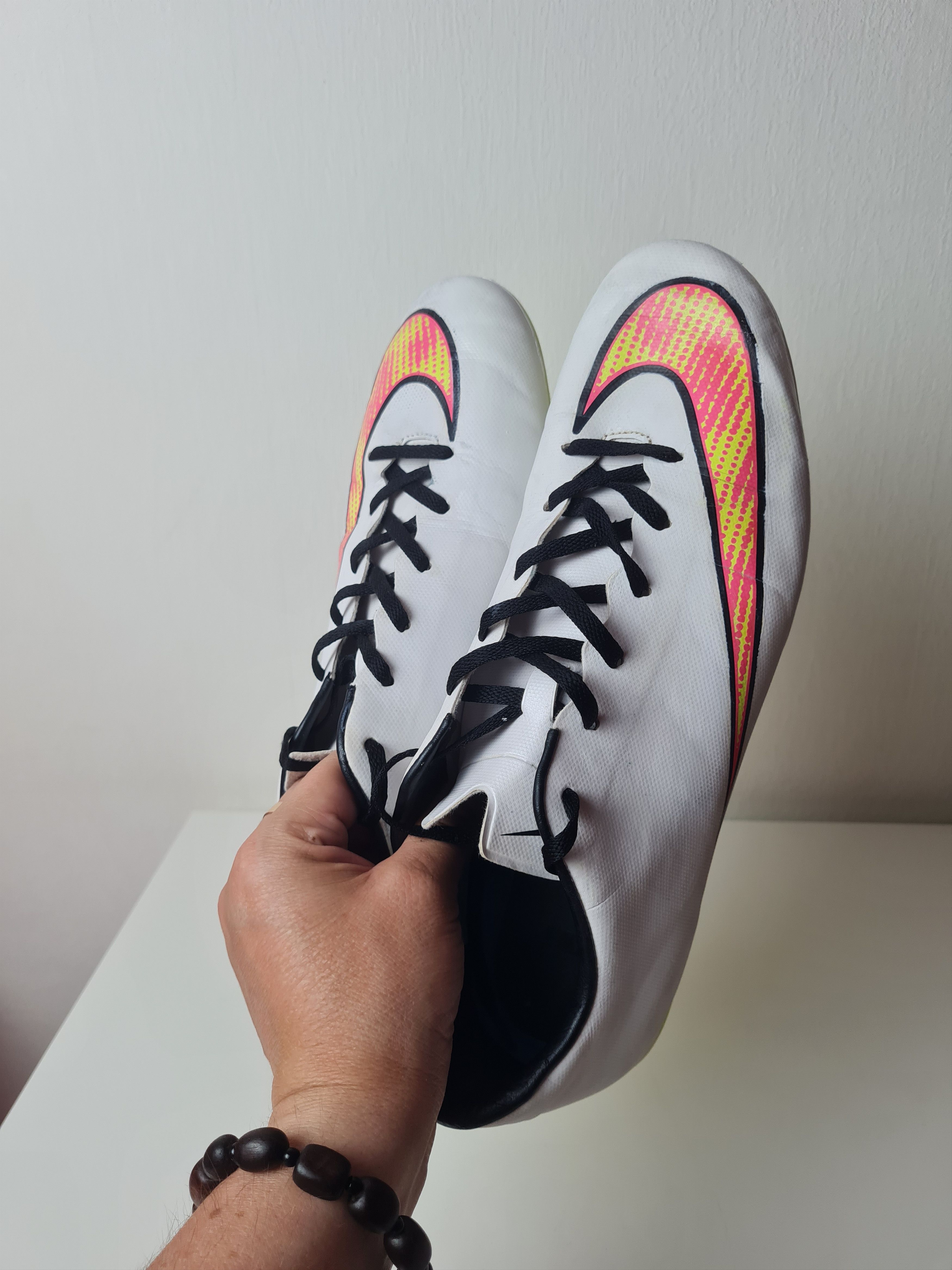 Nike Football Nike Mercurial Victory V FG White Volt Hyper Size US 12.5 / EU 45-46 - 6 Thumbnail