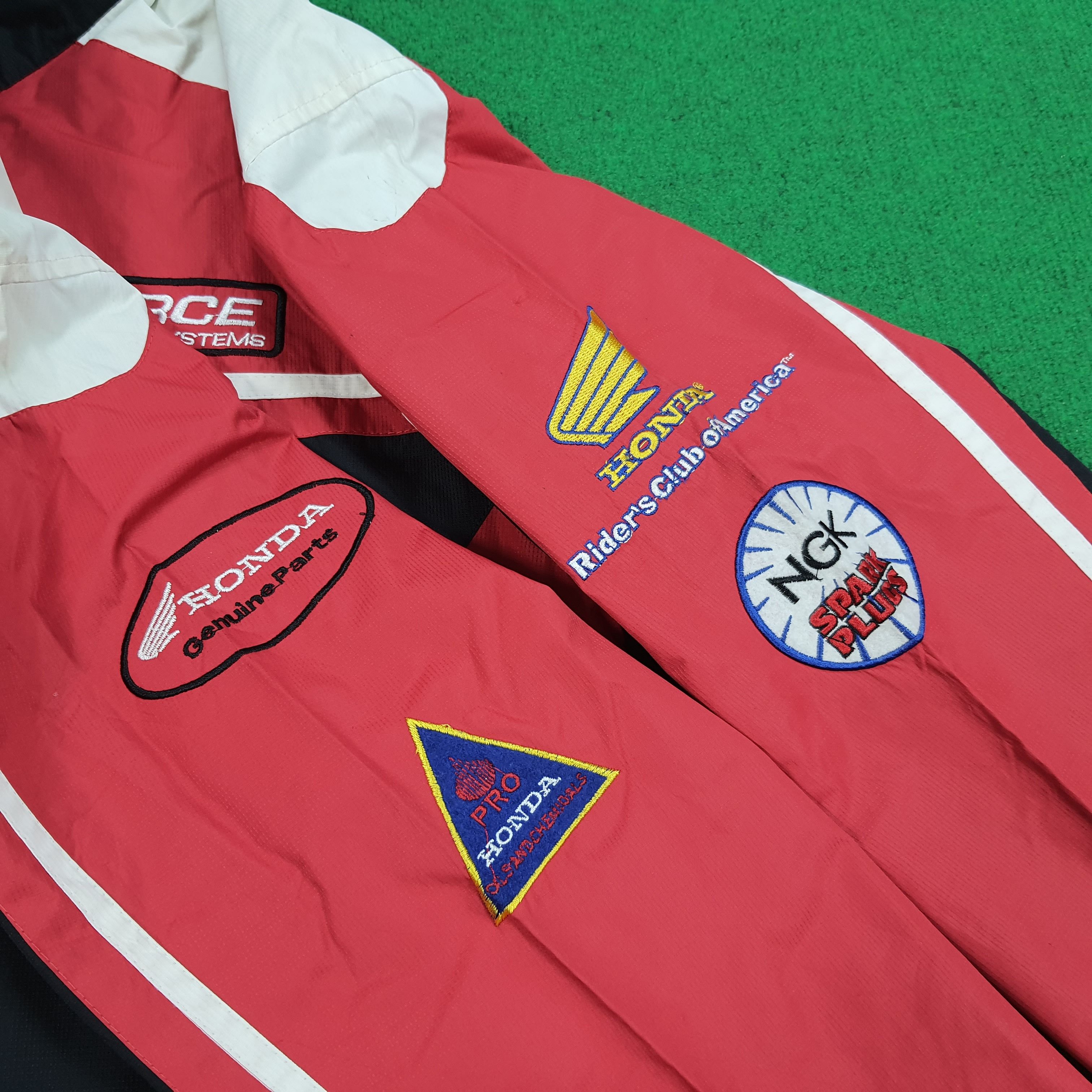 Honda × Vintage Vintage HONDA Japanese Brand Bikers Jacket Size US L / EU 52-54 / 3 - 8 Thumbnail
