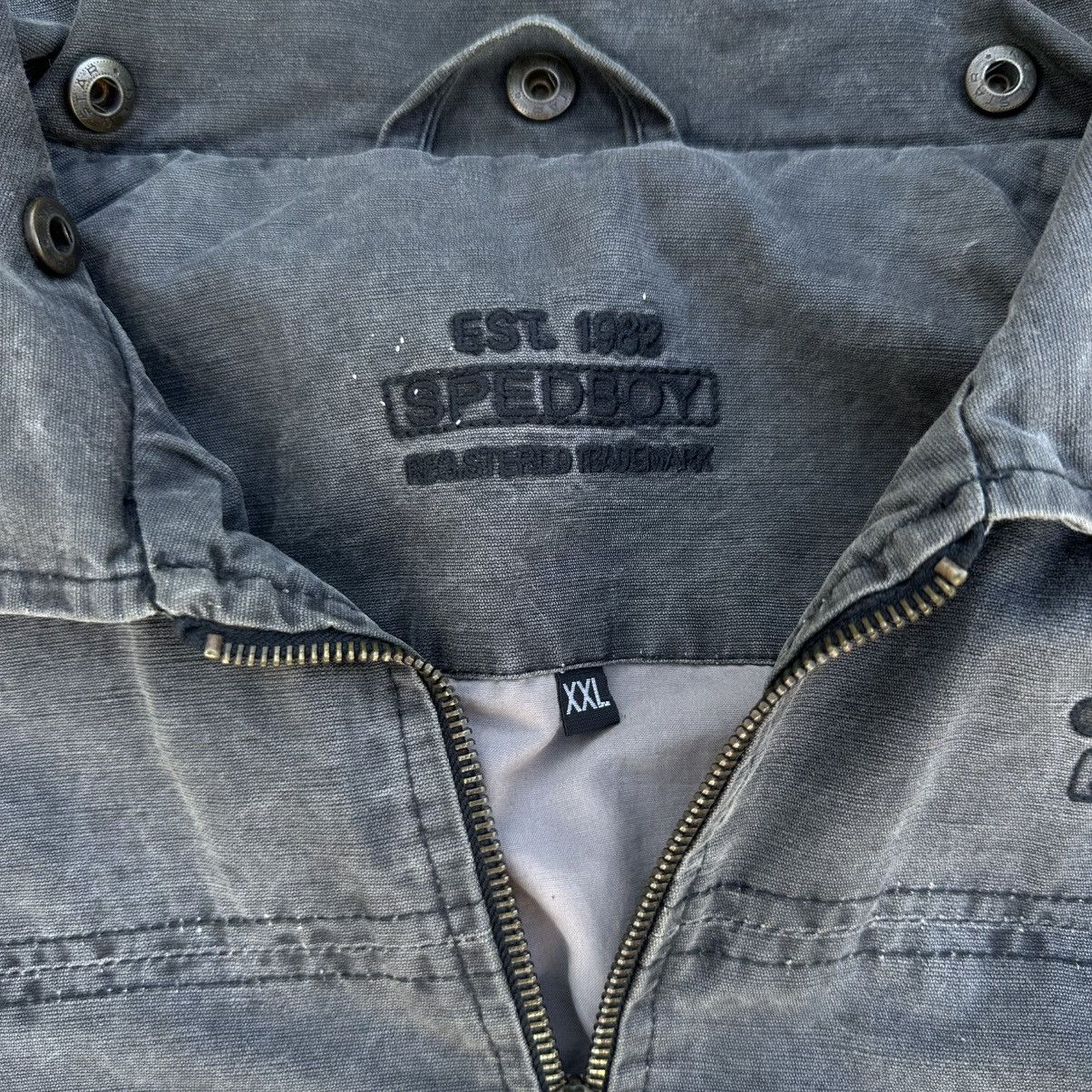 Grunt Style Vintage Japanese Style Sped Boy Light Jacket Bomber Y2K 00s Size US XXL / EU 58 / 5 - 11 Thumbnail