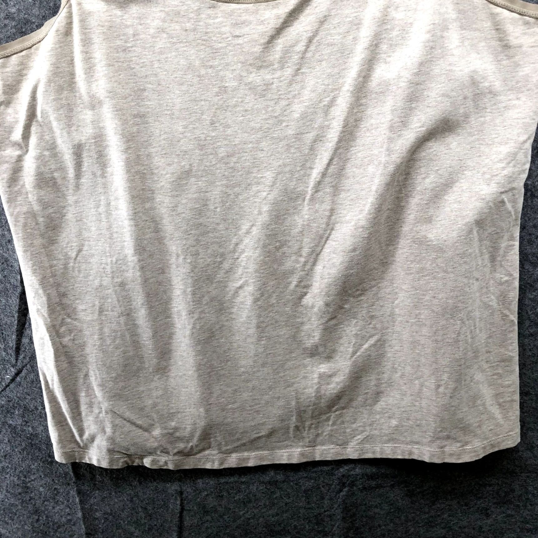 Vintage Lane Bryant Camisole Tank Womens 20 Beige Cotton Blend Stretch Adjustable Layering Sleeveless Camisole Women Plus Size 20/20 Size ONE SIZE - 4 Thumbnail