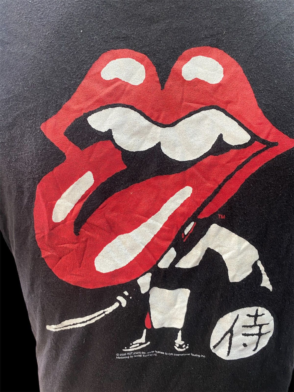 Band Tees × The Rolling Stones Vintage 2006 Rolling Stone Samurai Warriors Tee Size US L / EU 52-54 / 3 - 4 Thumbnail