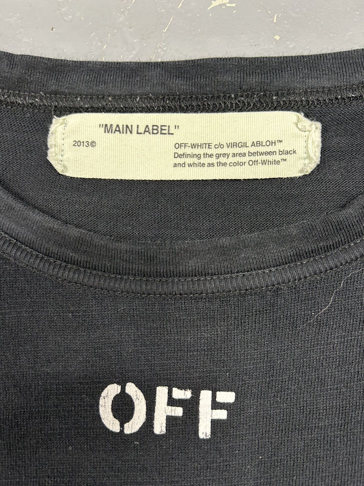 Designer × Off-White 2013 Black Off White Mirror Logo Longsleeve Crewneck Sweater Size US S / EU 44-46 / 1 - 5 Thumbnail