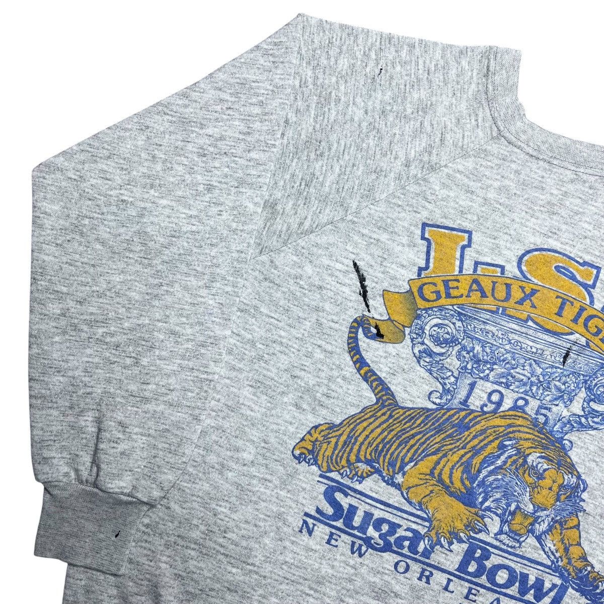 NCAA Vtg 1985 NCAA LSU Tigers Sugar Bowl New Orleans Sweatshirt Size US M / EU 48-50 / 2 - 17 Thumbnail
