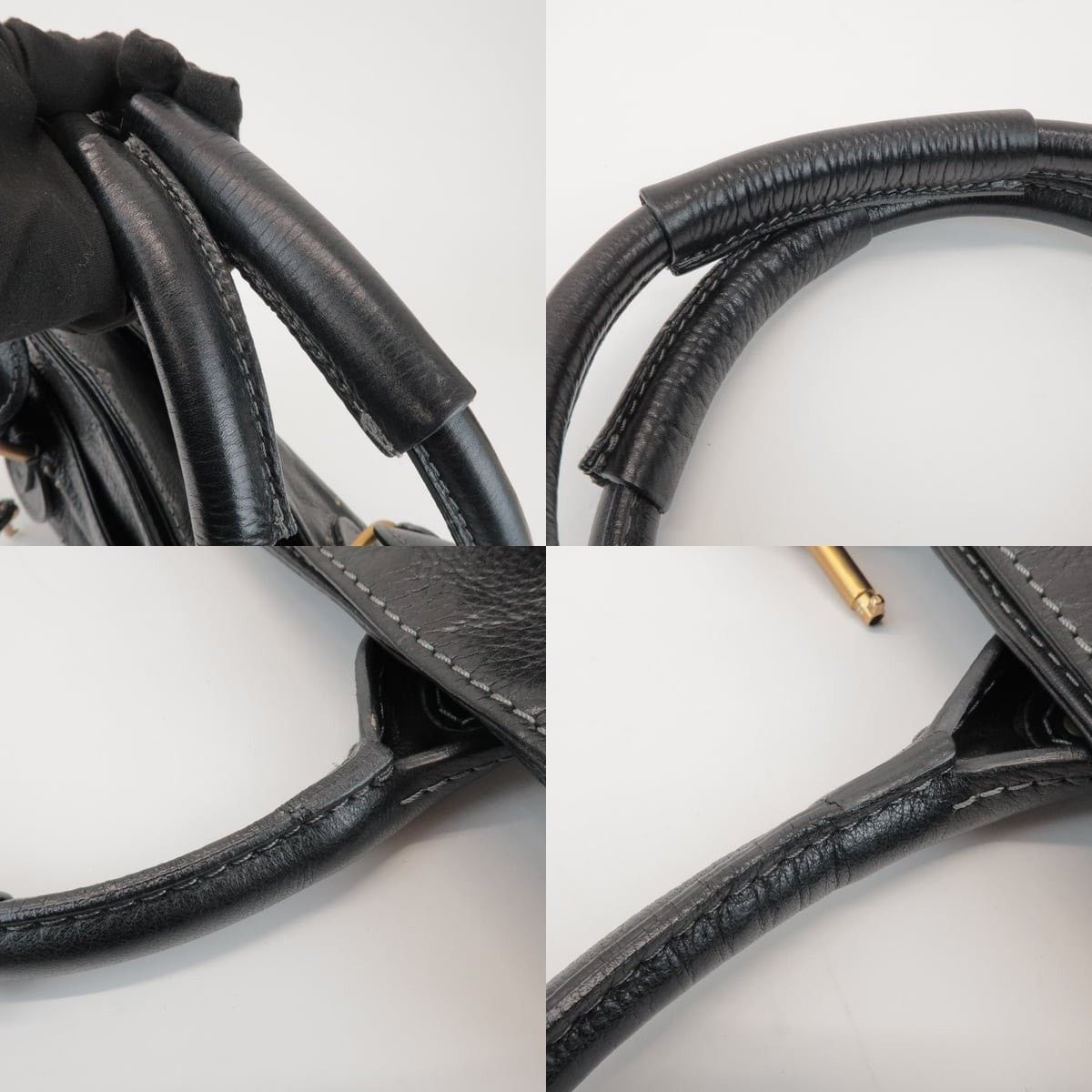 Chloe Chloe Paddington Calfskin Satchel Black Size ONE SIZE - 4 Thumbnail