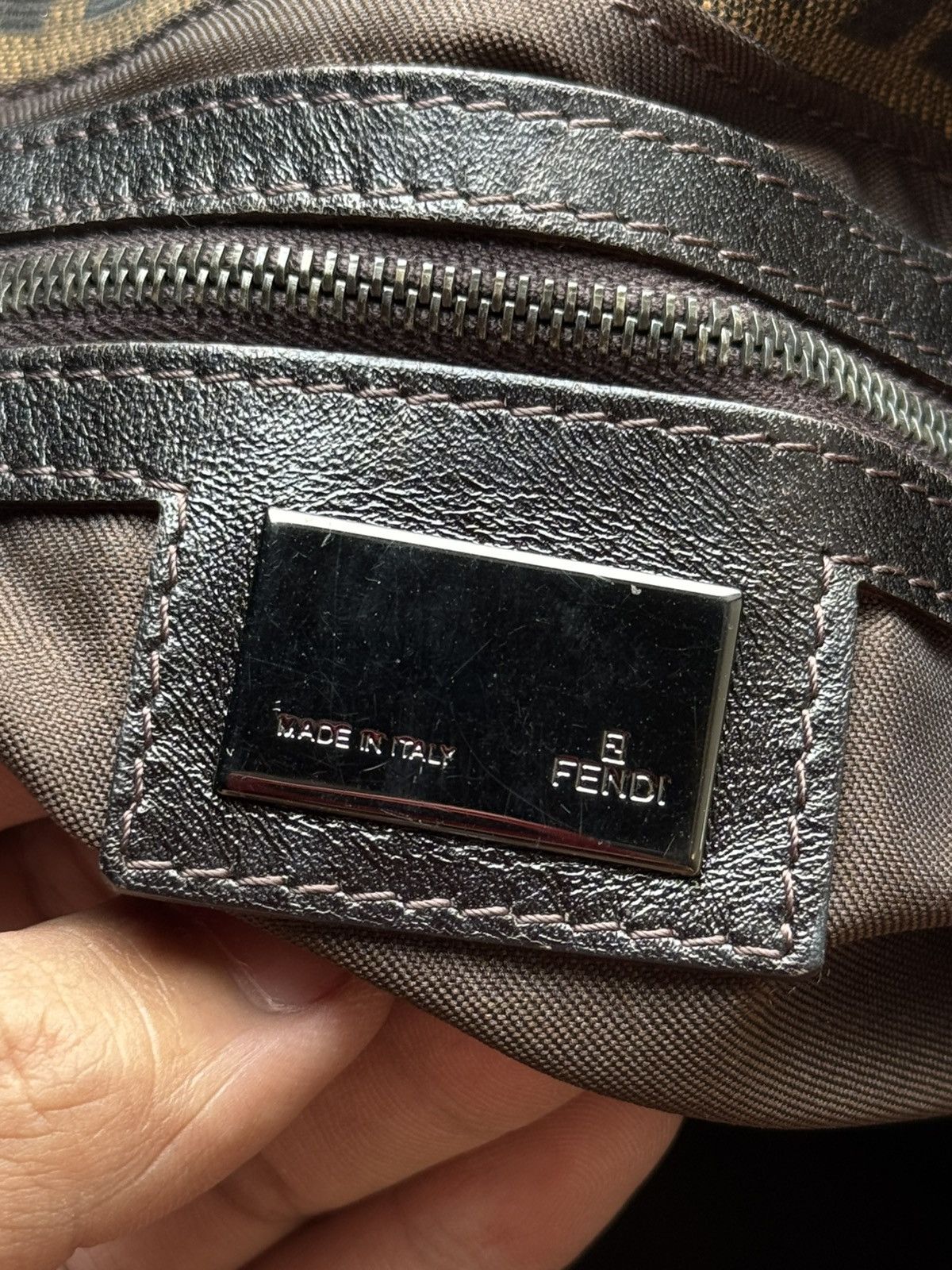Fendi Fendi Zucca Baguette Half Moon Size ONE SIZE - 11 Thumbnail