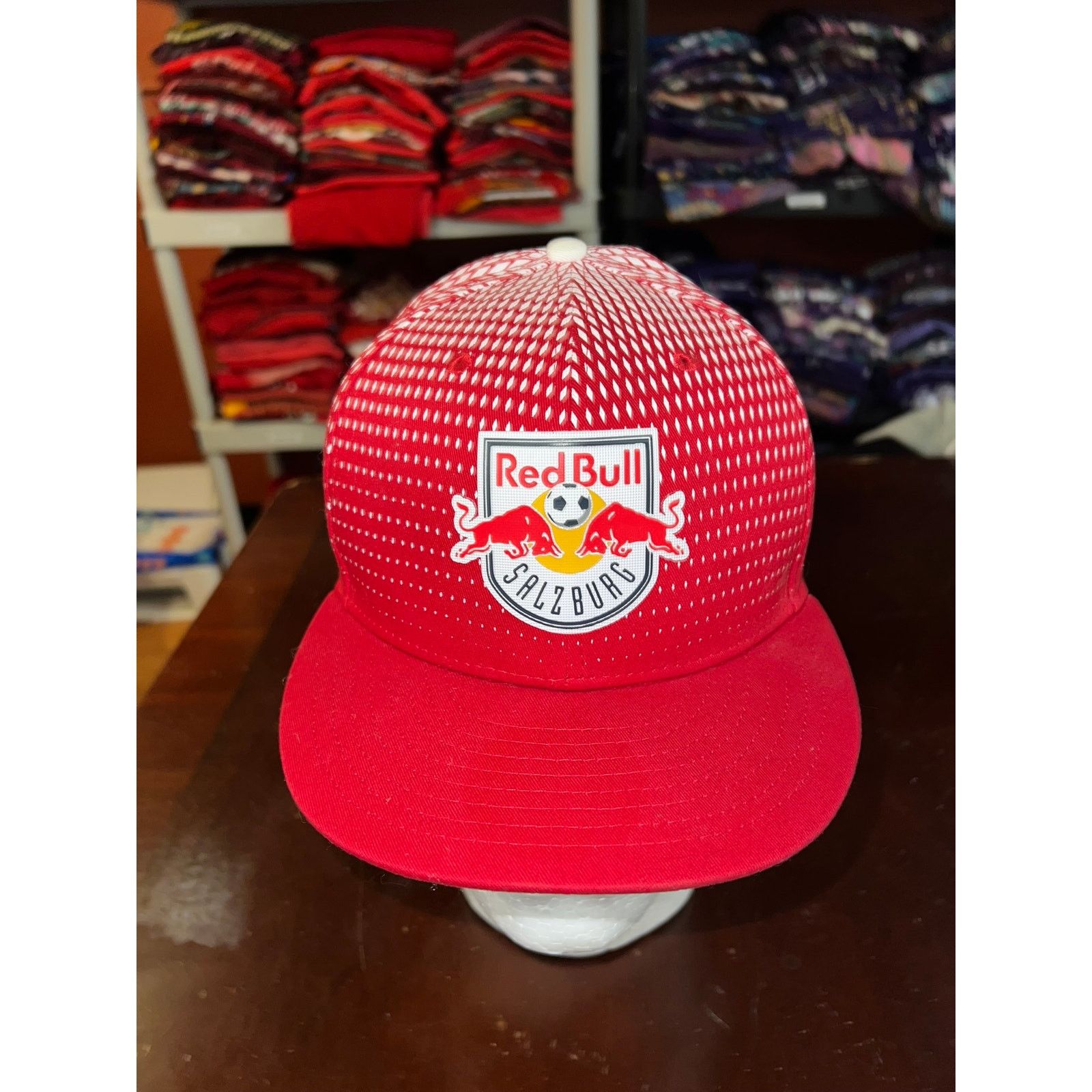 New Era FC Red Bulls Salzburg Hat Soccer Futbol New Era Snapback OS Size ONE SIZE - 3 Thumbnail