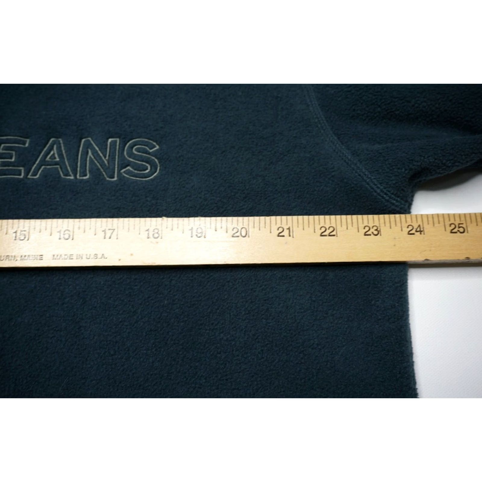 Nautica VINTAGE NAUTICA JEANS Men Medium Blue Spellout 1/4 Zip Fleece Pullover Made In USA Size US M / EU 48-50 / 2 - 7 Thumbnail