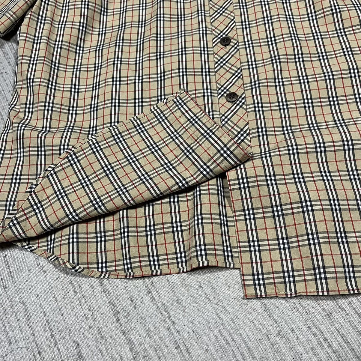 Burberry × Vintage Vintage Burberrys Nova Check button up shirt Size M / US 6-8 / IT 42-44 - 9 Thumbnail