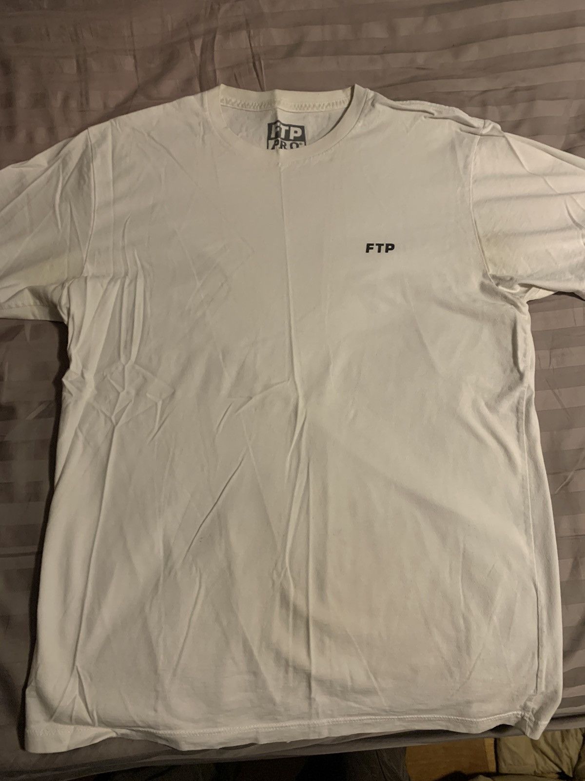 Fuck The Population FTP Pro Club Tee (White) Size US S / EU 44-46 / 1 - 1 Thumbnail