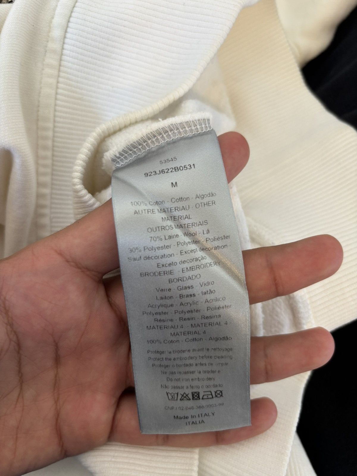 Dior Dior Bumble Bee CrewNeck Size US M / EU 48-50 / 2 - 8 Thumbnail