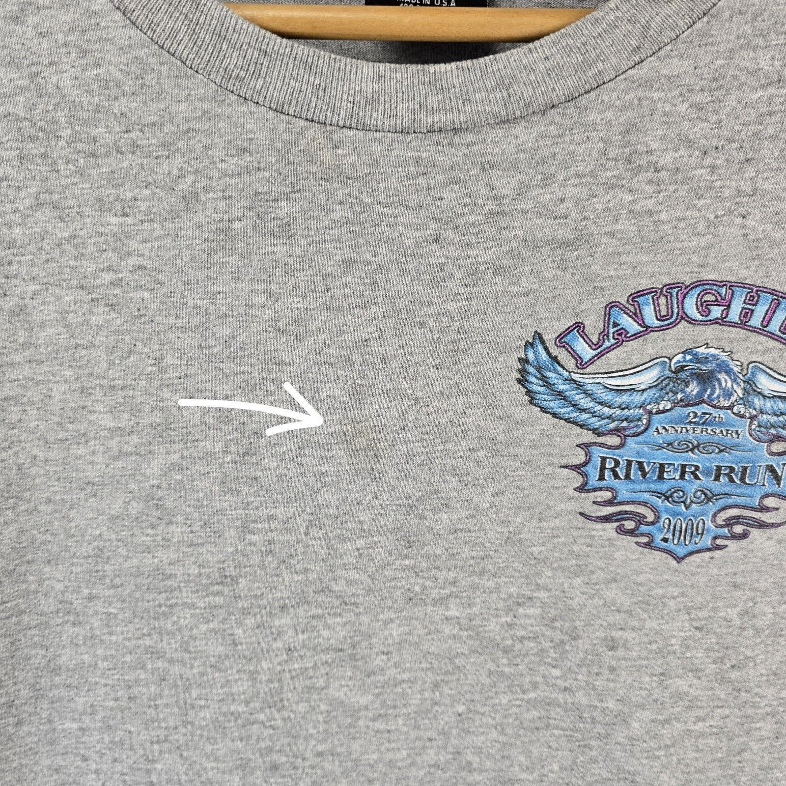 Other Laughlin River Run Shirt XL Biker Long Sleeve Eagle Y2K Size US XL / EU 56 / 4 - 6 Thumbnail