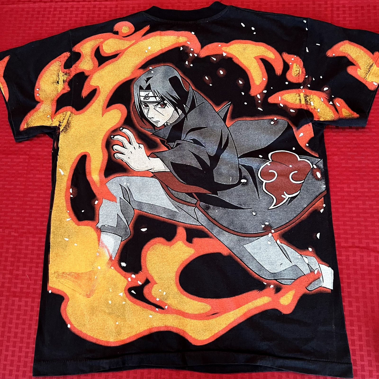 Other Naruto Anime Itachi flame modern aop vintage 90s style shirt Size US L / EU 52-54 / 3 - 5 Thumbnail