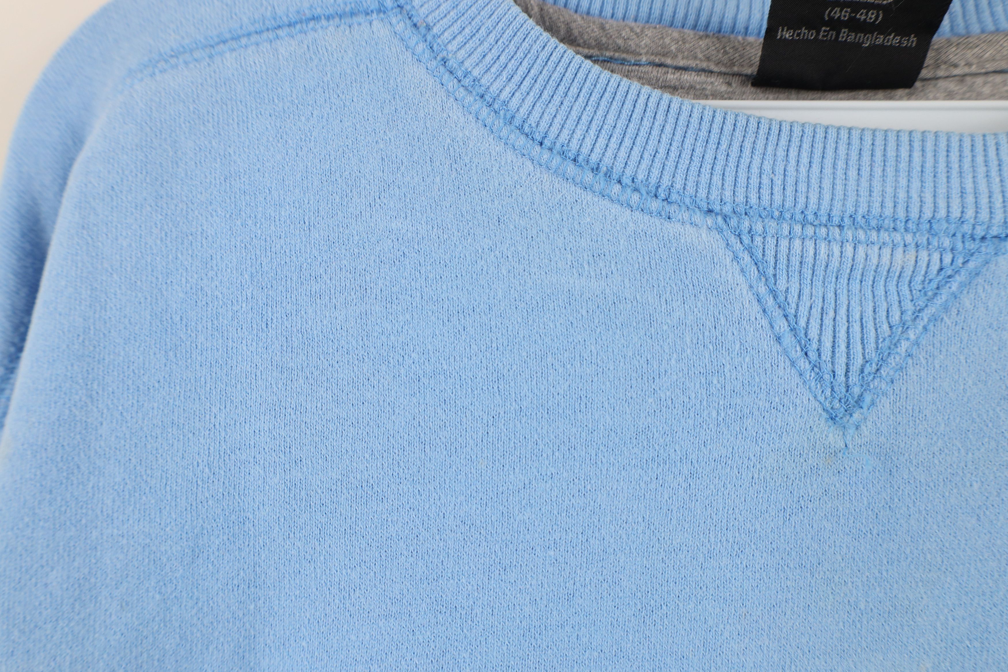 Starter Vintage 90s Starter Monochrome Sweatshirt Carolina Blue Size US XL / EU 56 / 4 - 5 Thumbnail