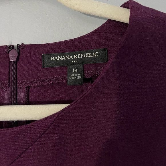 Banana Republic Banana Republic burgundy Sheath dress Size 14 NWOT Size XL / US 12-14 / IT 48-50 - 2 Thumbnail