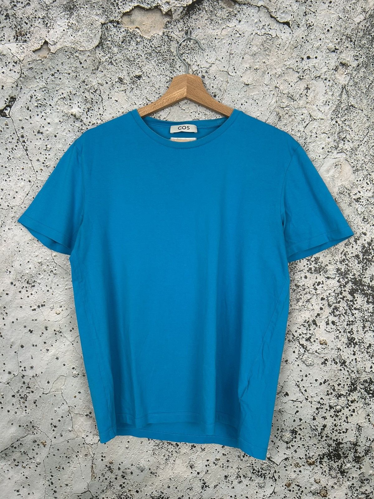Cos COS Blue Basic Tee Minimalist Premium Scandinavia Size US M / EU 48-50 / 2 - 1 Thumbnail