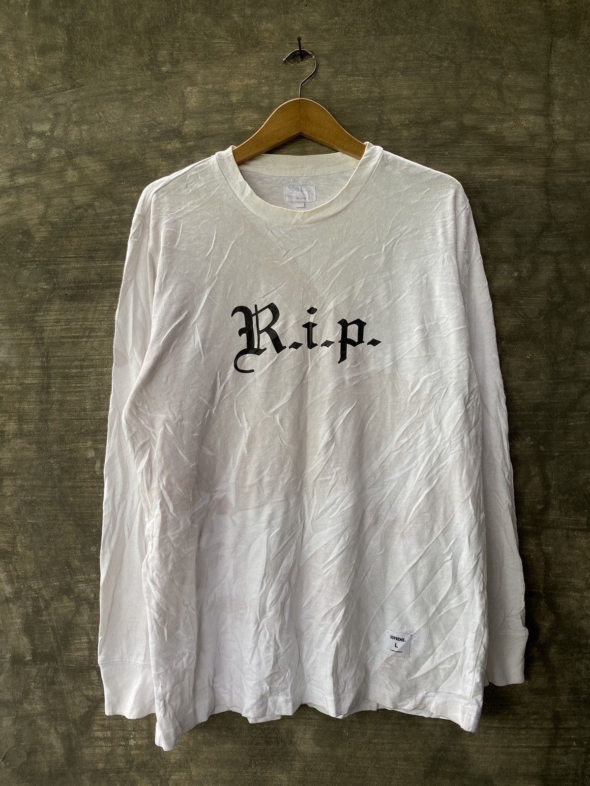 Supreme Supreme R.I.P FW16 Size US L / EU 52-54 / 3 - 1 Thumbnail