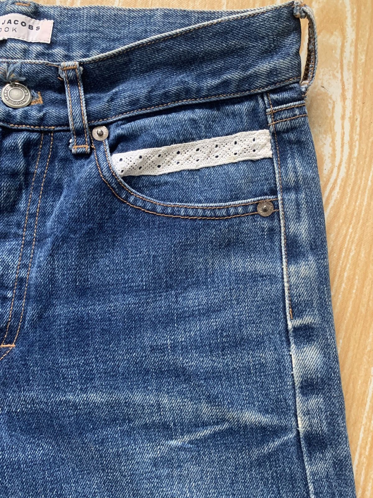Vintage Marc Jacobs Look Selvedge Denim Pants Size US 27 - 14 Thumbnail