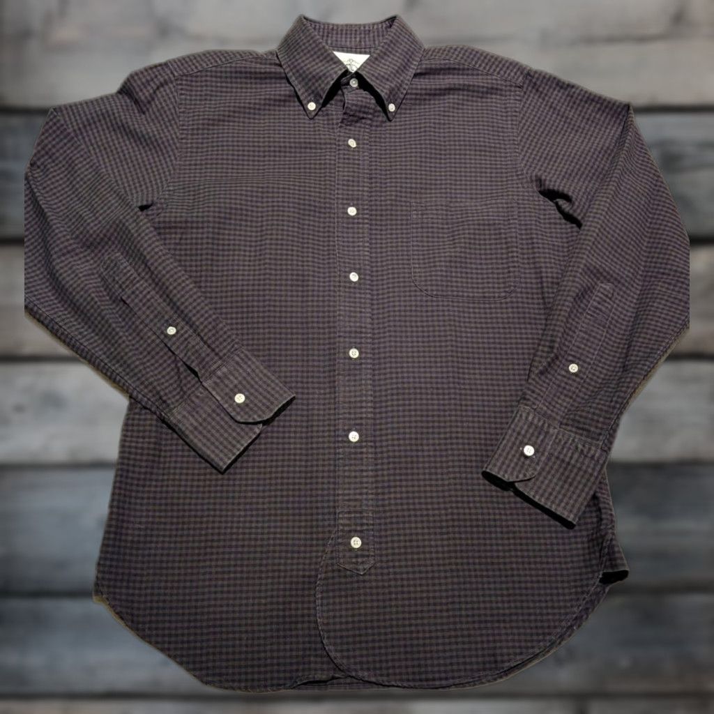 Brooks Brothers VINTAGE Brooks Brothers Black Fleece Thom Browne Cotton Gingham Shirt BB1 Small USA Boy or Mens? Size US S / EU 44-46 / 1 - 1 Thumbnail