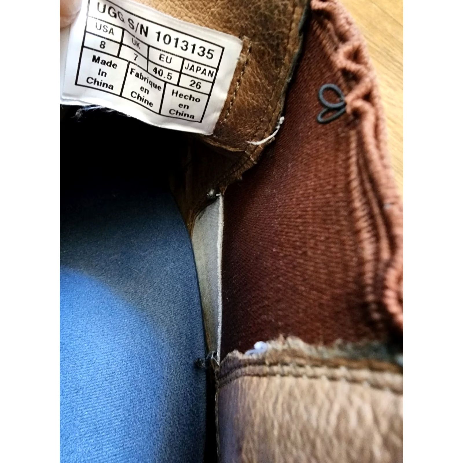 Ugg UGG Leif Chelsea Ankle Boot Men Leather Tan Brown Size 8 Boots Size US 7 / EU 40 - 6 Thumbnail