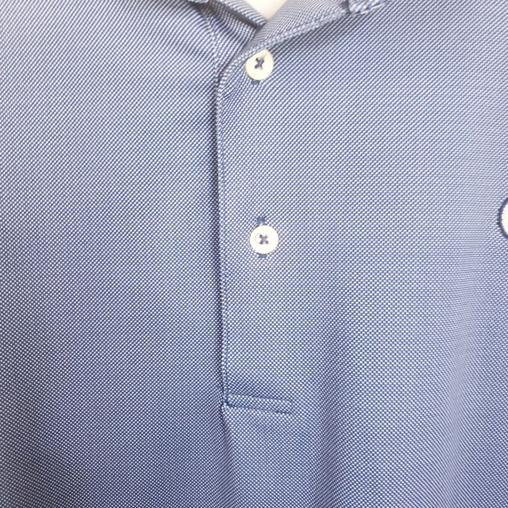 Vintage Polo Golf Shirt Mens L Blue Short Sleeve Regular Fit Stretch C3 Logo Size US L / EU 52-54 / 3 - 7 Thumbnail