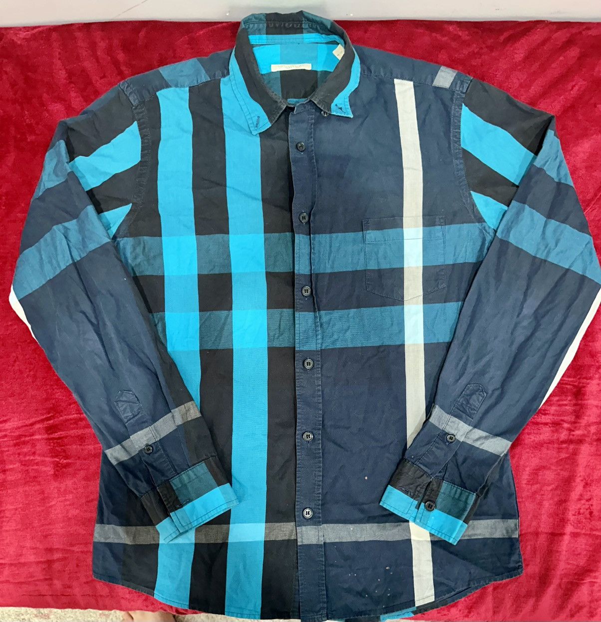 Burberry Burberry Brit mens ButtonUP Size US S / EU 44-46 / 1 - 1 Thumbnail