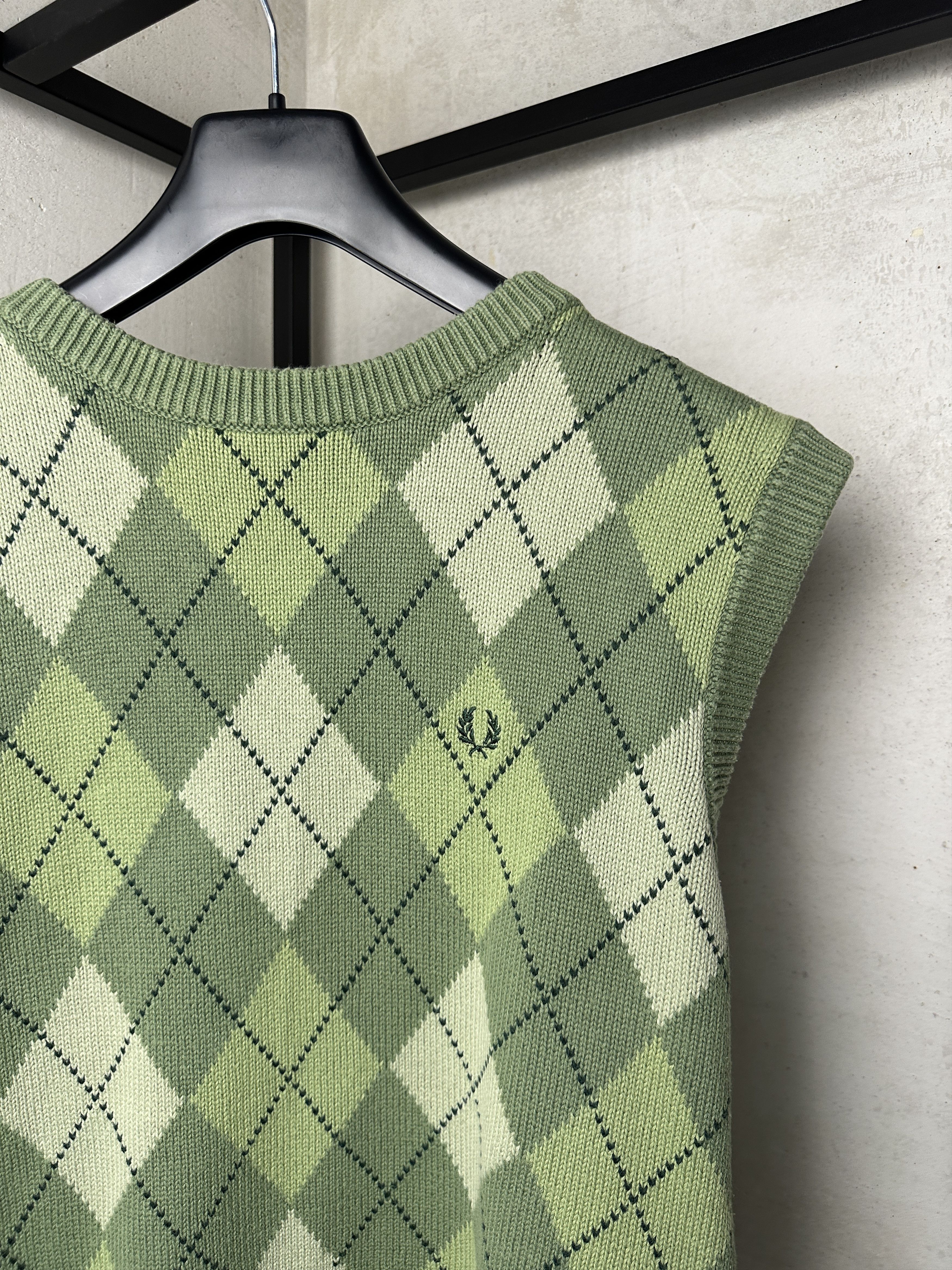 Fred Perry Vintage Fred Perry Cotton Vest Size US L / EU 52-54 / 3 - 2 Thumbnail