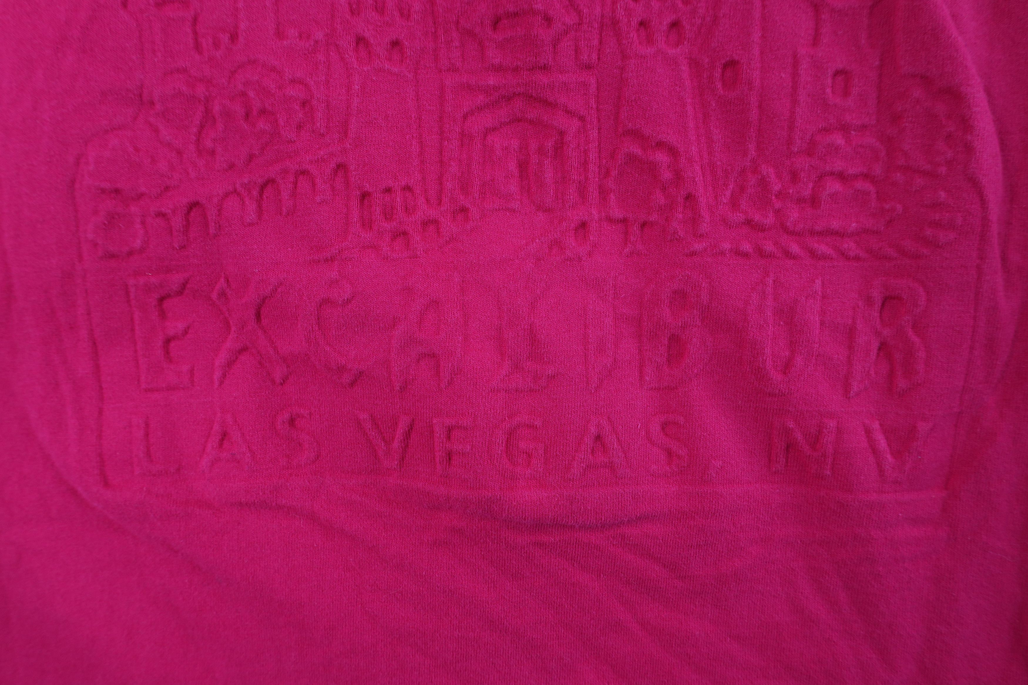 Vintage Vintage 90s Excalibur Las Vegas Casino T-Shirt Pink USA Size L / US 10 / IT 46 - 5 Thumbnail