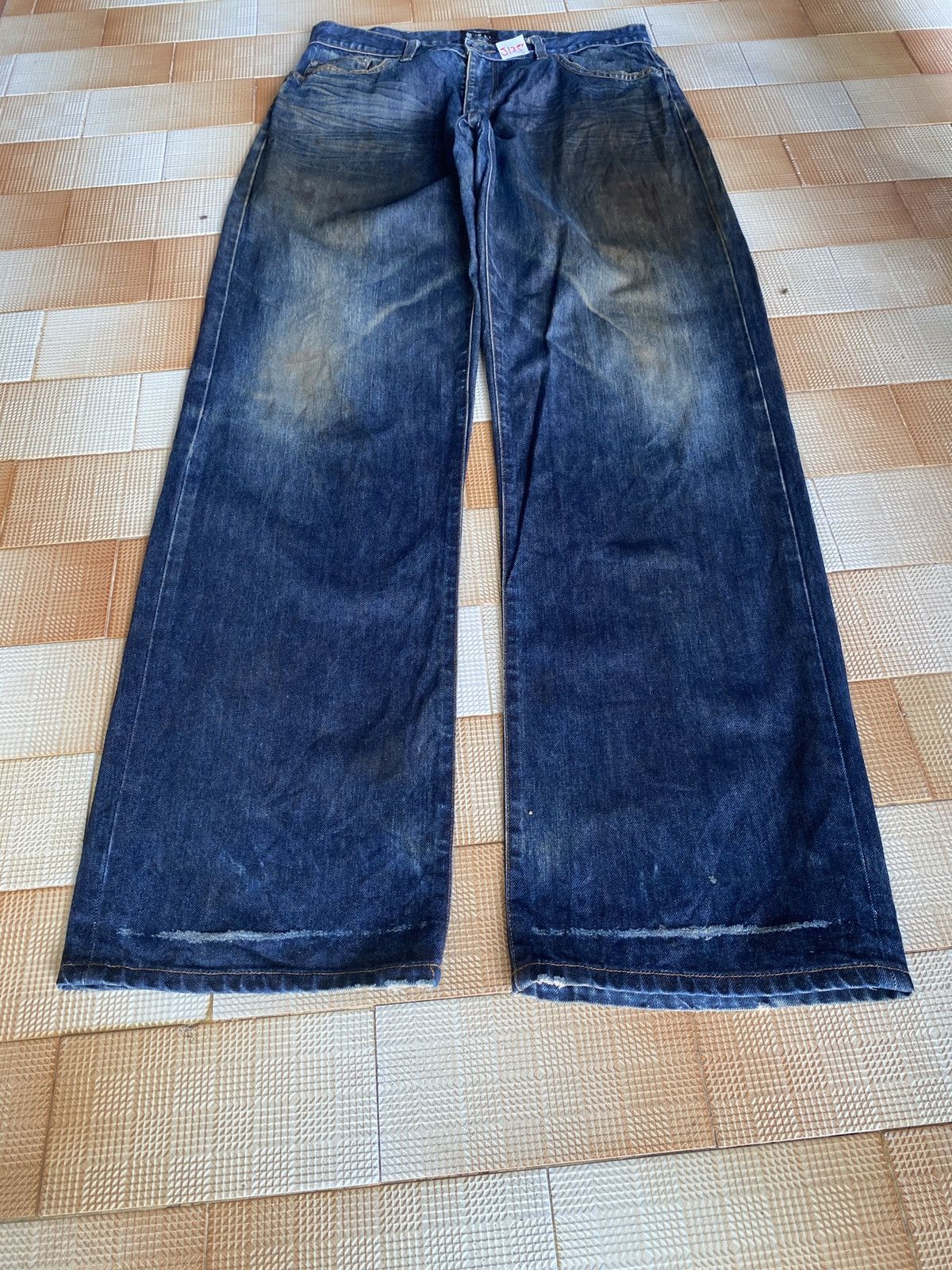 Vintage blue way straight cut denim