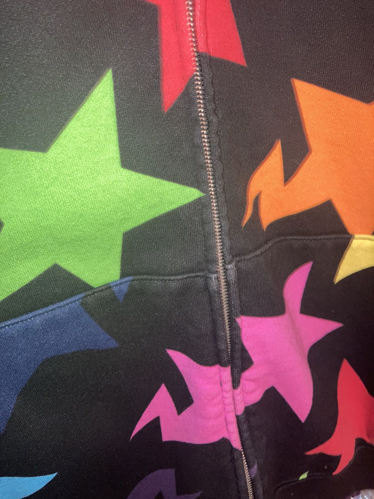 Bape × Vintage Sta Pattern Full Zip Hoodie Size US XL / EU 56 / 4 - 3 Thumbnail
