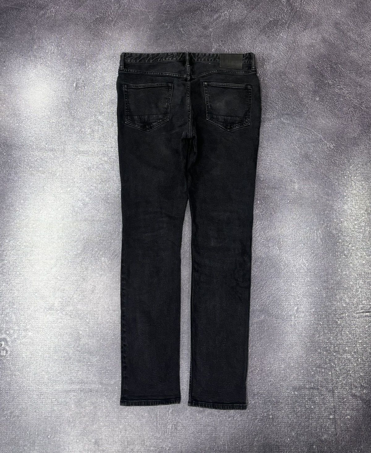 Allsaints AllSaints Cigarette Damaged Men’s Slim Tapered Denim Jeans Size US 33 - 2 Thumbnail