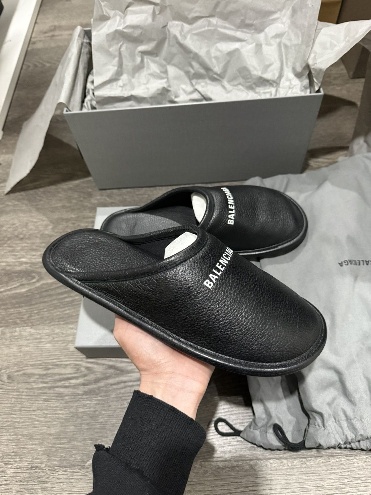 Balenciaga Leather Home Mule Flat Size US 8 / EU 41 - 2 Thumbnail