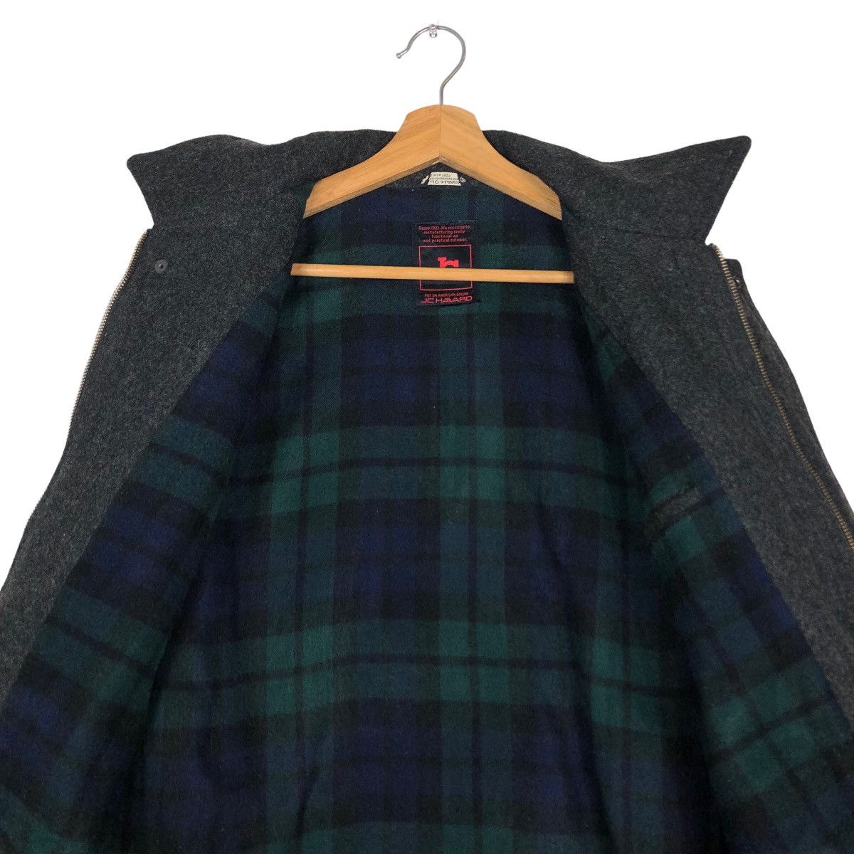 Issey Miyake 🔥Vintage Biker Wool Jacket JC Haward Blanket Tartan Japan Size US M / EU 48-50 / 2 - 14 Thumbnail