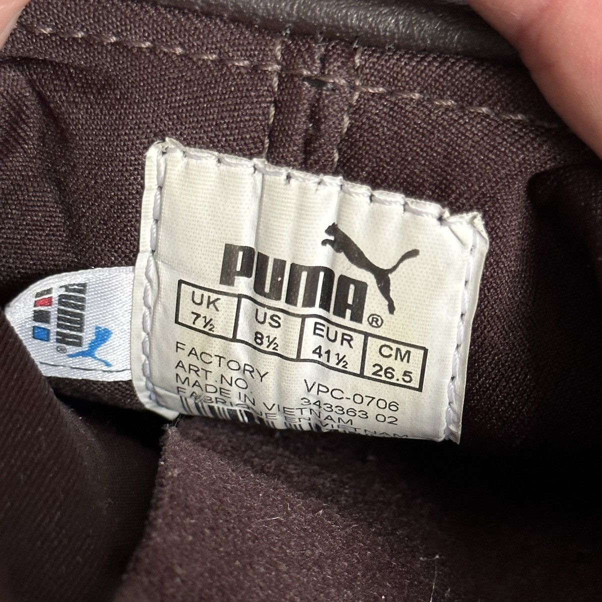 Japanese Brand × Puma × Vintage RARE Puma Satori Vintage Leather Sneakers Y3 Mostro Vibe Size US 8.5 / EU 41-42 - 25 Thumbnail