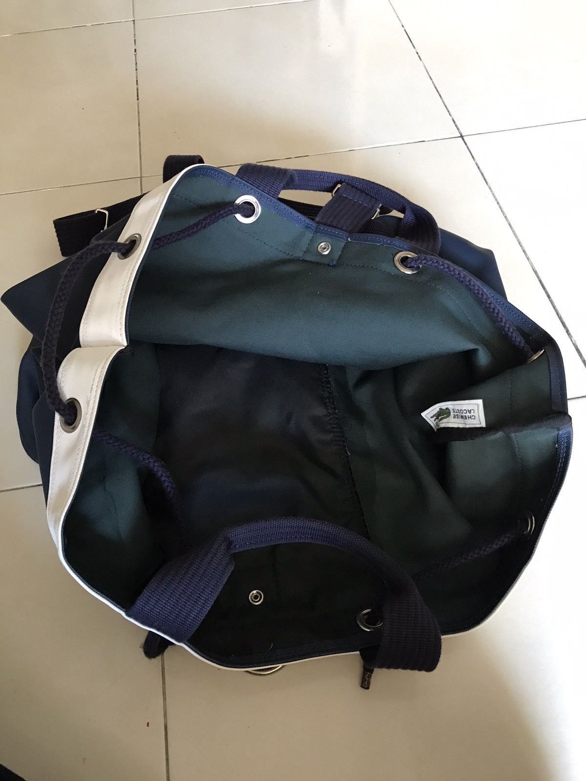 Lacoste × Vintage Lacoste Sailing Gear Bag Size ONE SIZE - 6 Thumbnail