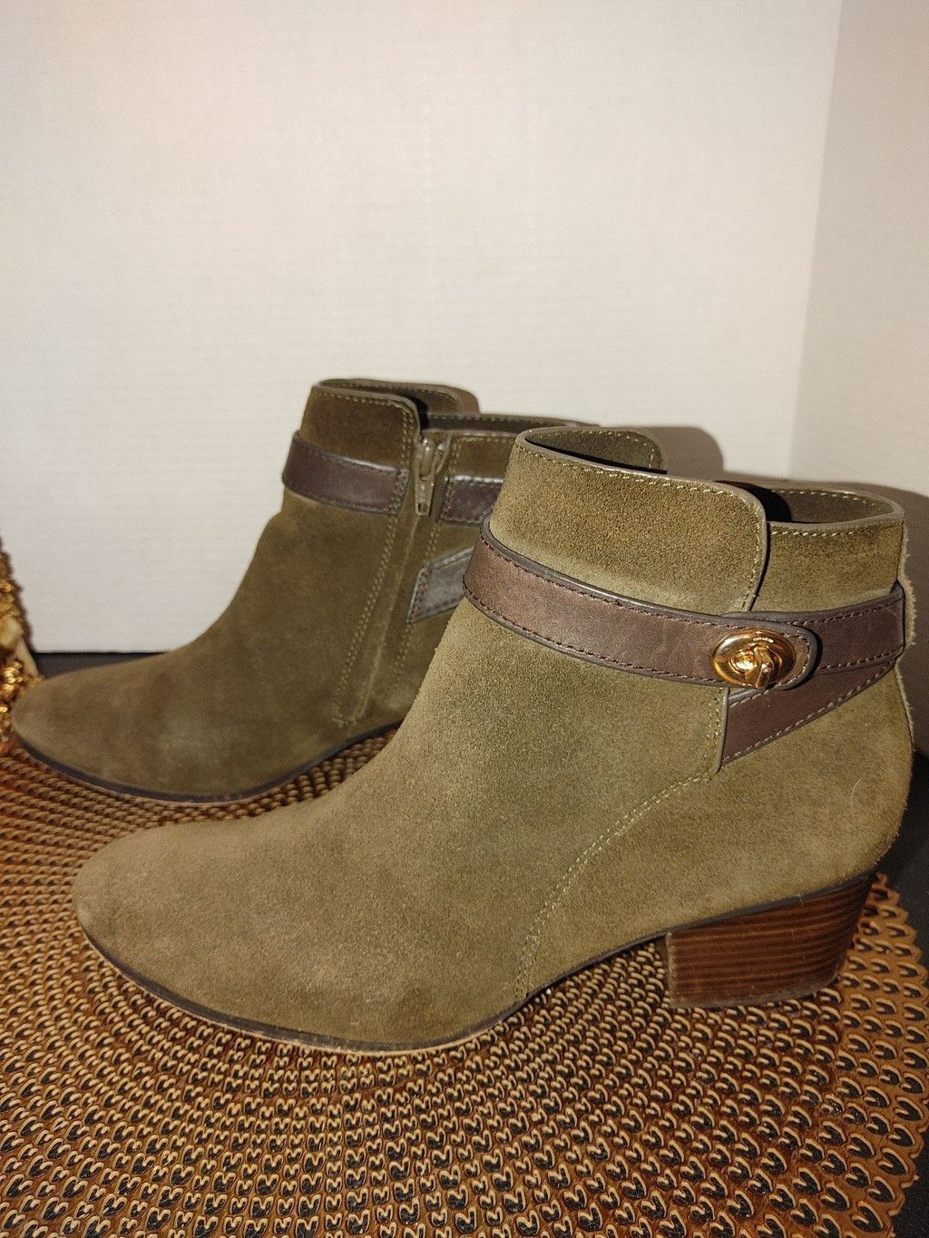 Coach Coach Patricia suede ankle booties size 9.5 B Size US 9.5 / IT 39.5 - 1 Thumbnail