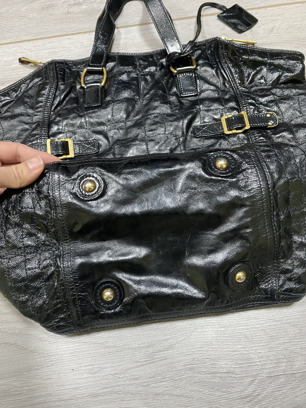 Yves Saint Laurent YSL Yves Saint Laurent Rive Gauche leather handle bag Size ONE SIZE - 5 Thumbnail