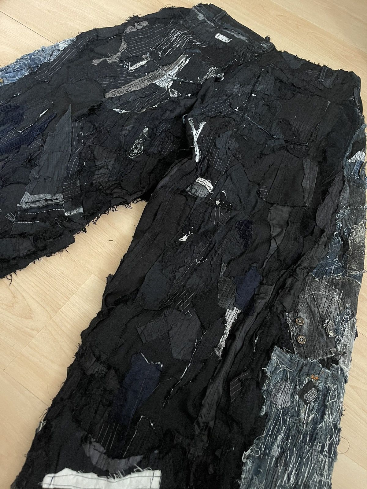 Other Masstak custom denim patchwork jeans Size US 34 / EU 50 - 8 Thumbnail