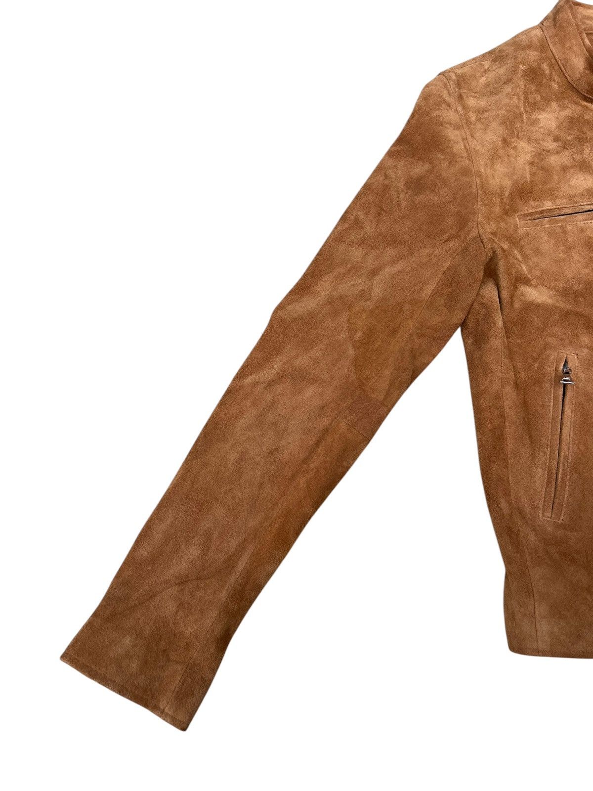 Ciaopanic Ciaopanic Japan Goatskin Suede Leather Slim Racer Jacket Size US M / EU 48-50 / 2 - 7 Thumbnail