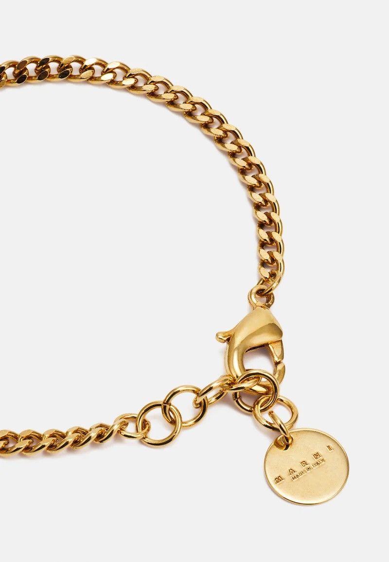 !DS! FW22 Marni Gold Logo Bracelet