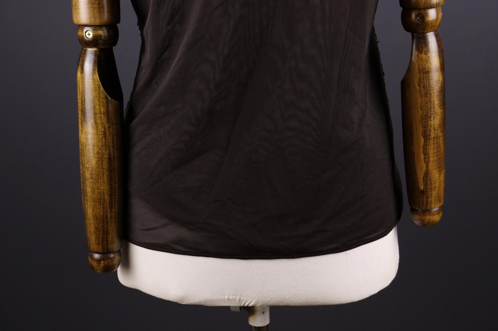Polo Ralph Lauren Laurel by Escada Brown Tank Top Shirt I 48 / USA 12 / GB 16 Size M / US 6-8 / IT 42-44 - 9 Thumbnail