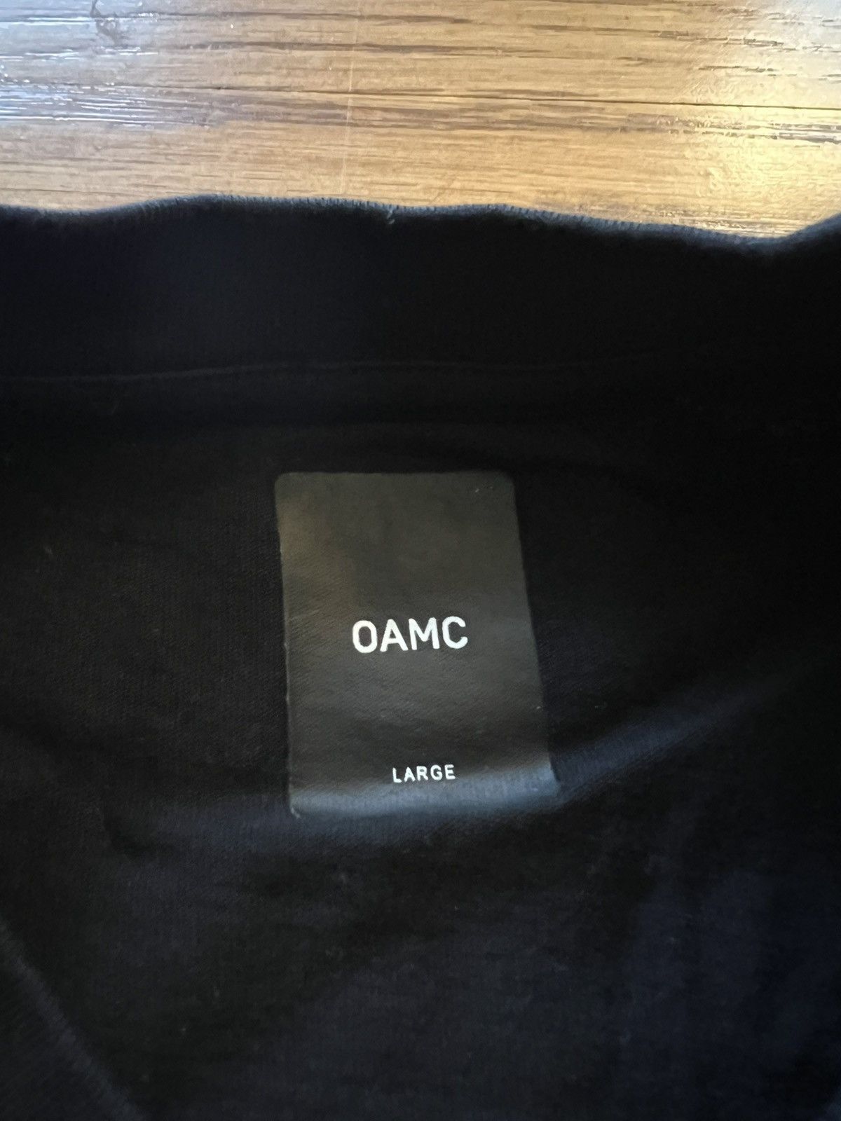 OAMC OAMC Mach Theater Dove Painting T Shirt Black size L Size US L / EU 52-54 / 3 - 3 Thumbnail