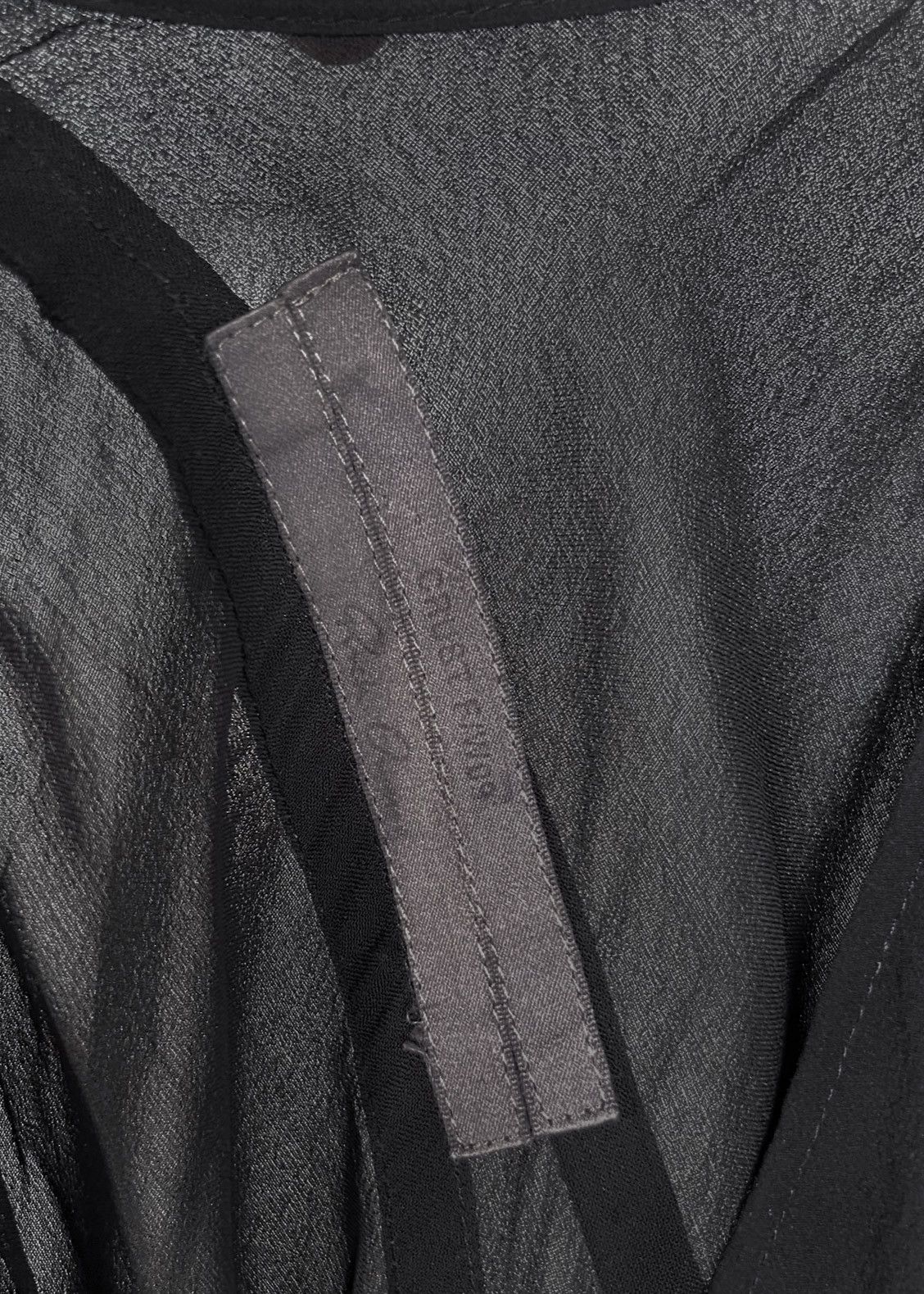 Rick Owens Rick Owens 2009 Crust Black Silk Dress Size S / US 4 / IT 40 - 9 Thumbnail