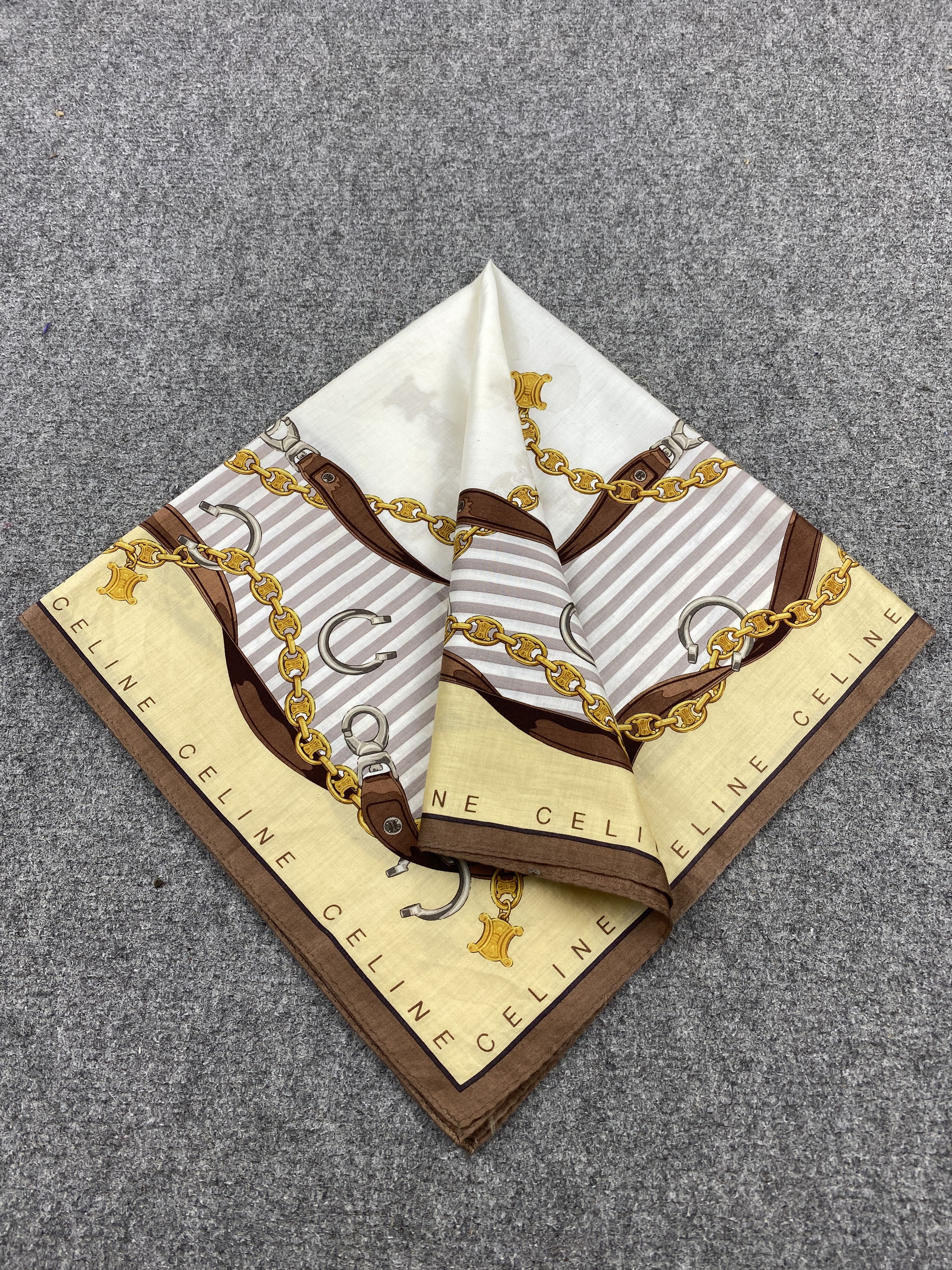 Celine Celine Paris Handkerchief / Neckerchief / Bandana HKC1112 Size ONE SIZE - 4 Thumbnail